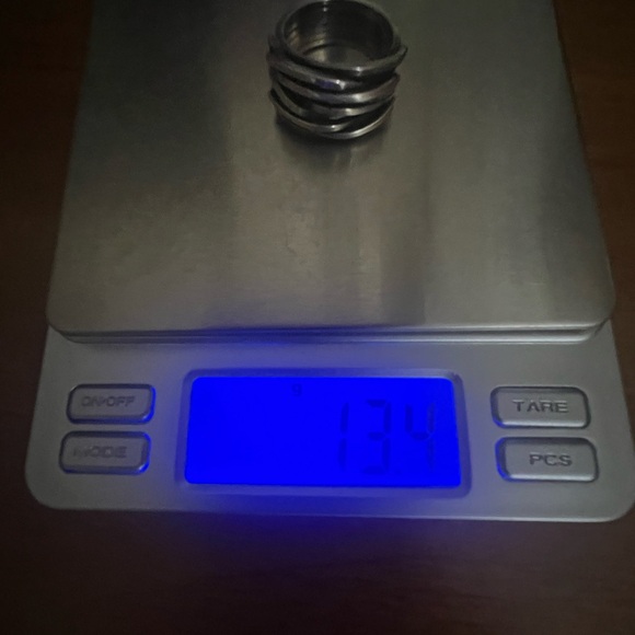 Artisan Modern Wide Chunky Sterling Silver Band Ring Solid Size 9 - Picture 16 of 16